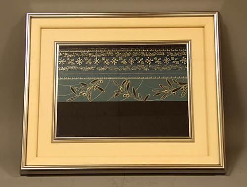 蒔絵存清漆額「海と空」