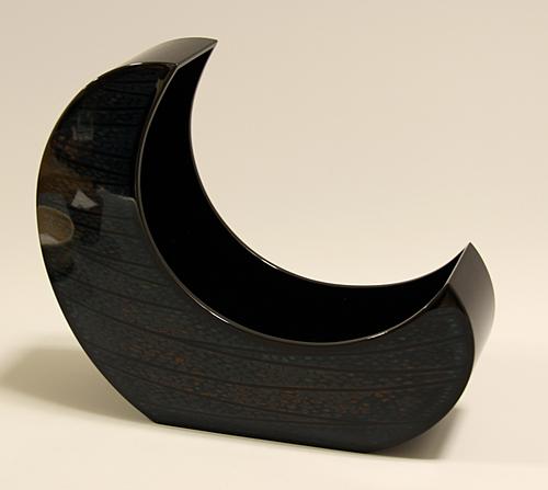 乾漆蒟醤花器「静夜」