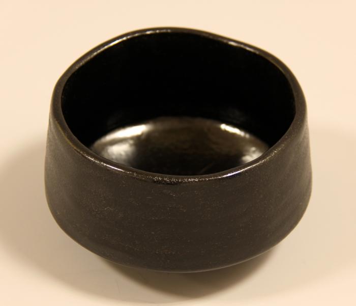 縄胎黒茶碗