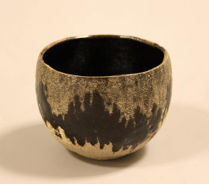 黒幕釉茶盌