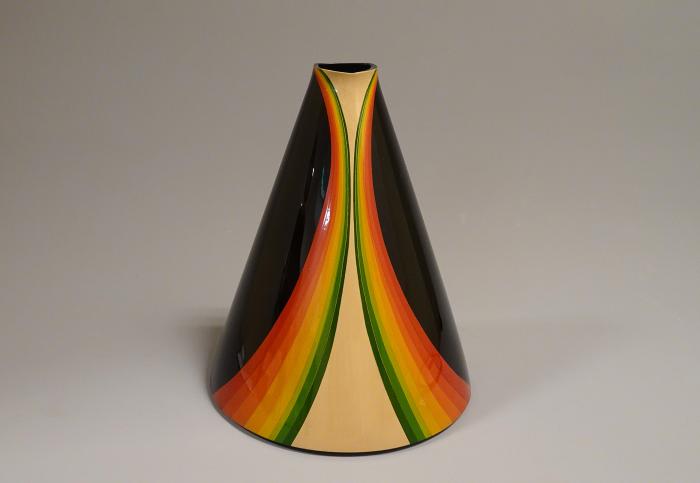 乾漆花器「絢　かさね」