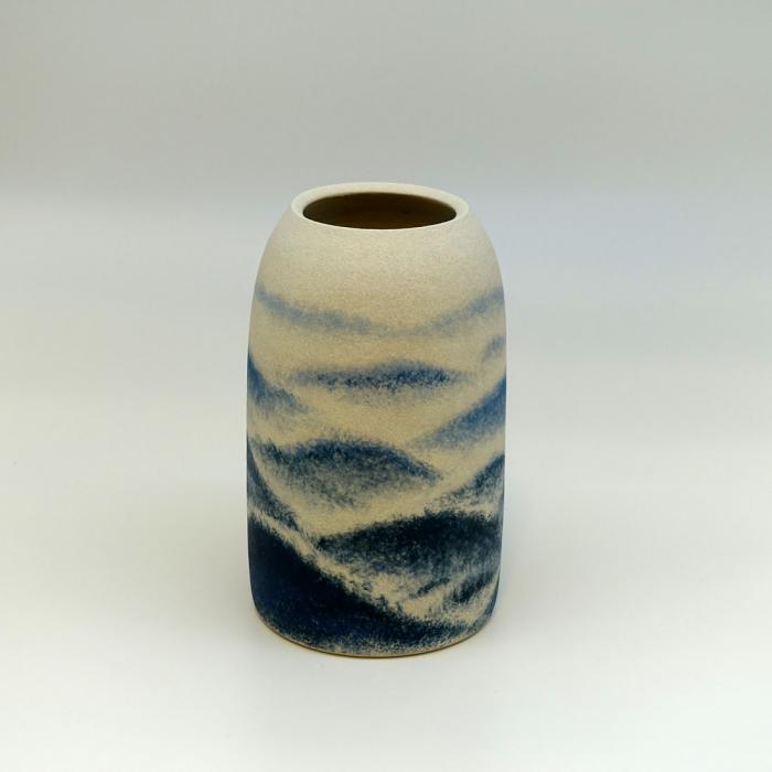 彩泥花入「朝霧」