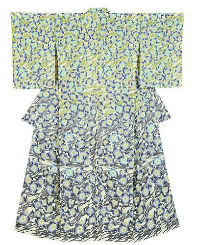 型絵染着物「風光る」