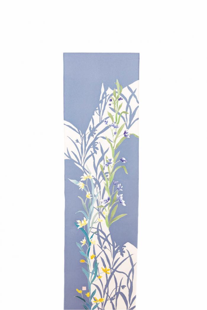友禅帯「蘭花」