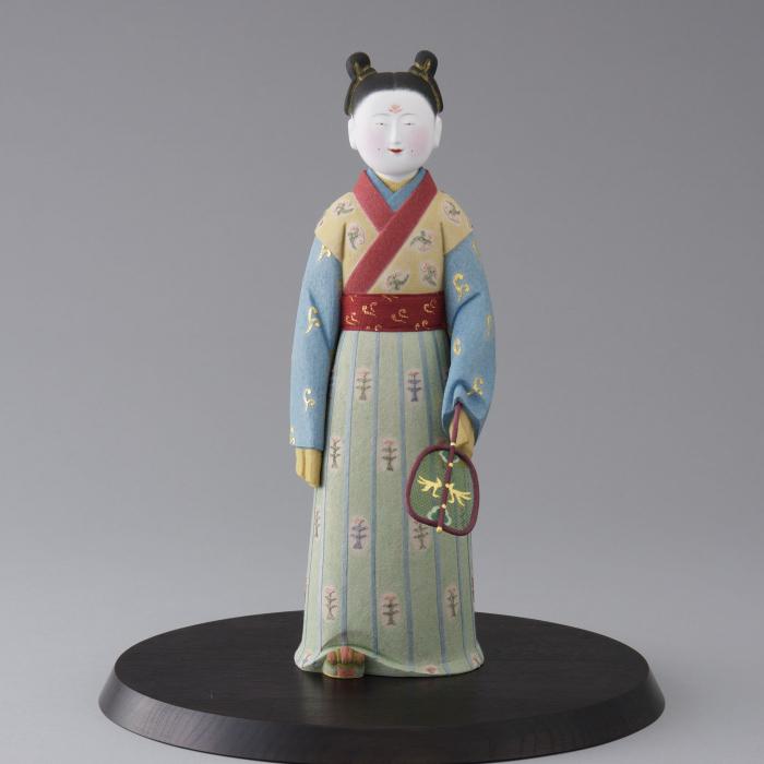 陶胎彩色「後宮」