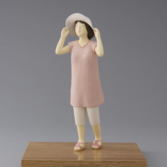 陶彫彩色「潮風」