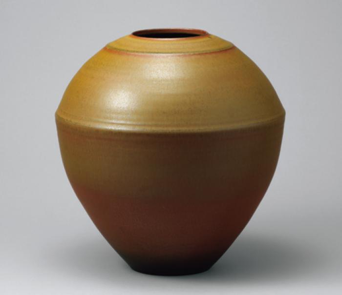 上野ヤケ釉壺