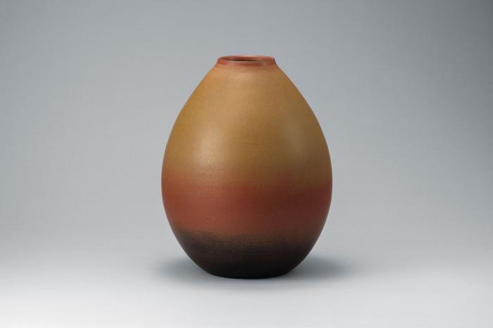 上野ヤケ釉壺