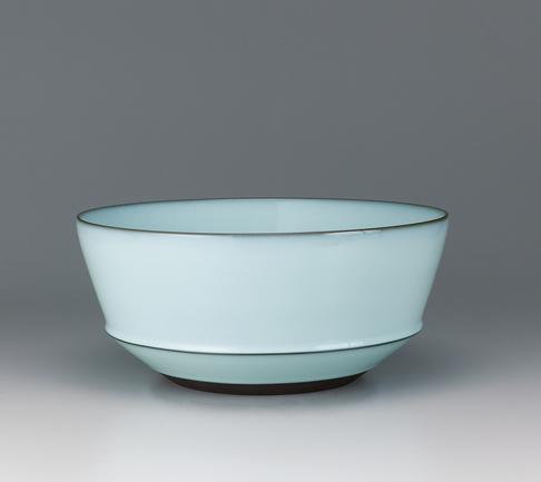 中野月白瓷深鉢