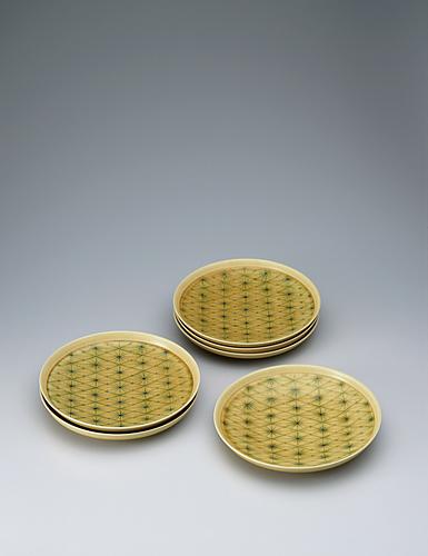黄釉組鉢