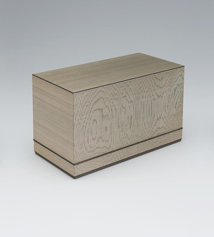 神代杉柾目造板目象嵌箱