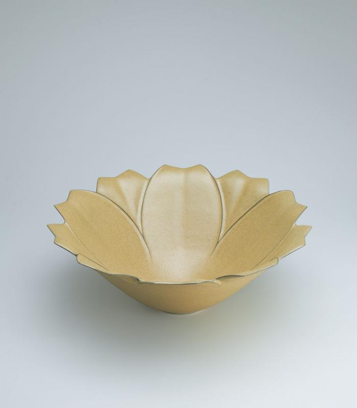朽葉釉鉢「黄桜」