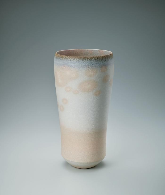 さぬき泥彩緋色花器