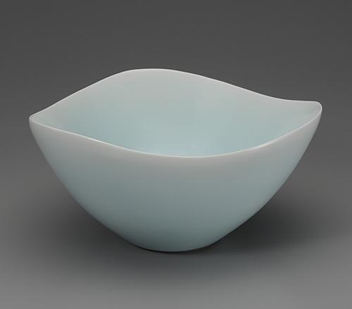 青白瓷白暈し鉢