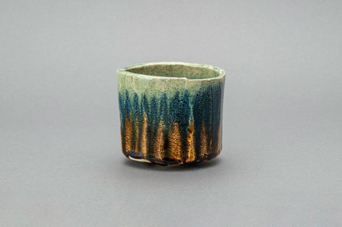 三彩茶埦