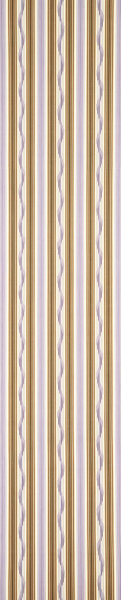 小倉織絣入帯「山紫水明」