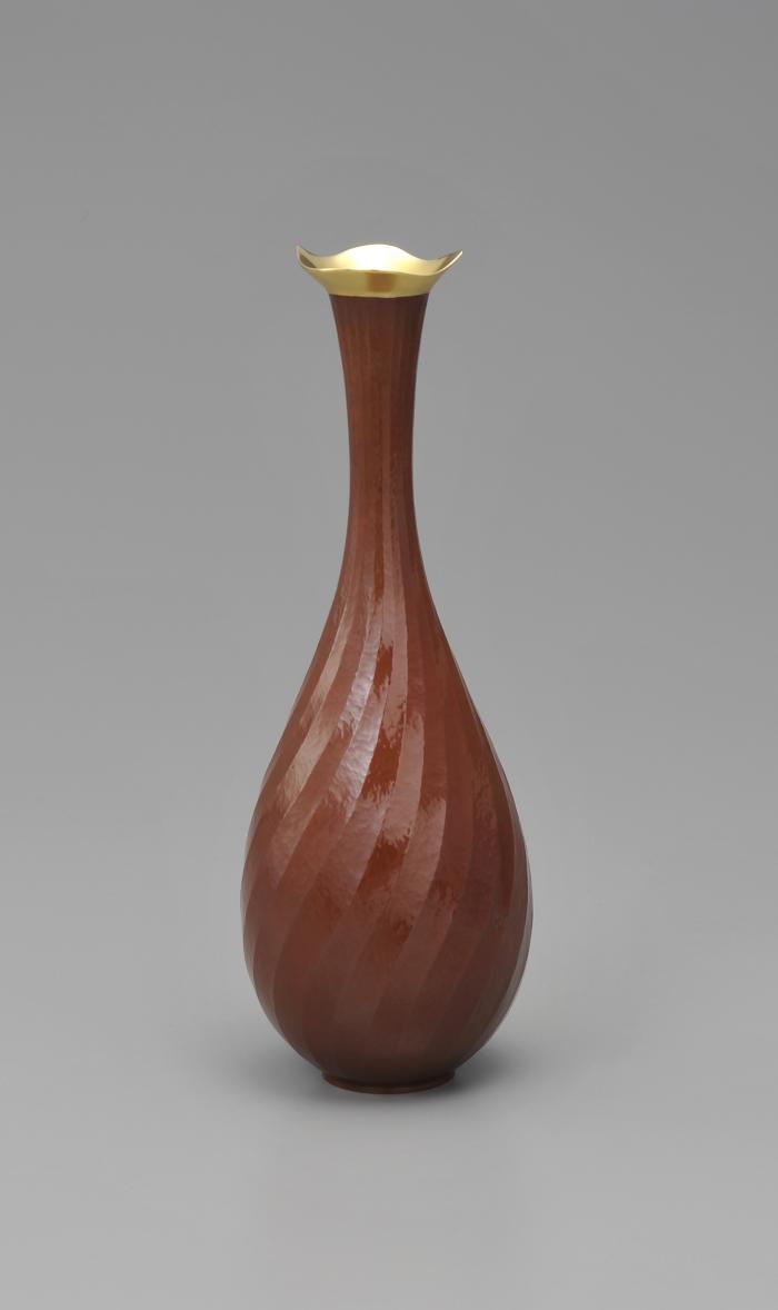 金口銅花瓶「焔」