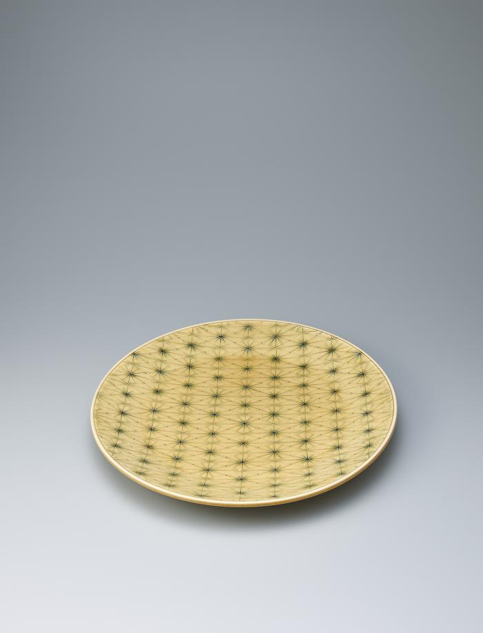 黄釉皿