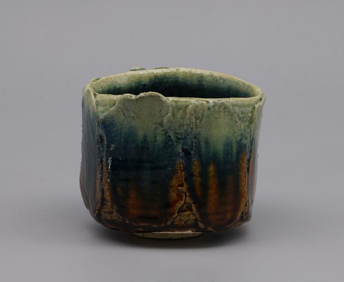 三彩茶埦